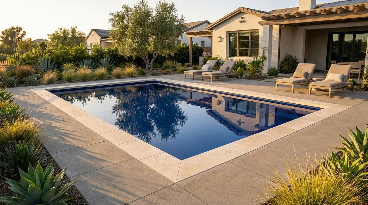 20 x 24 Deep Sea Blue Inground Steel Pool