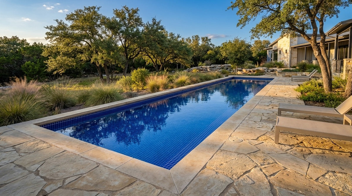 8 x 40 Blue Matrix Inground Steel Pool