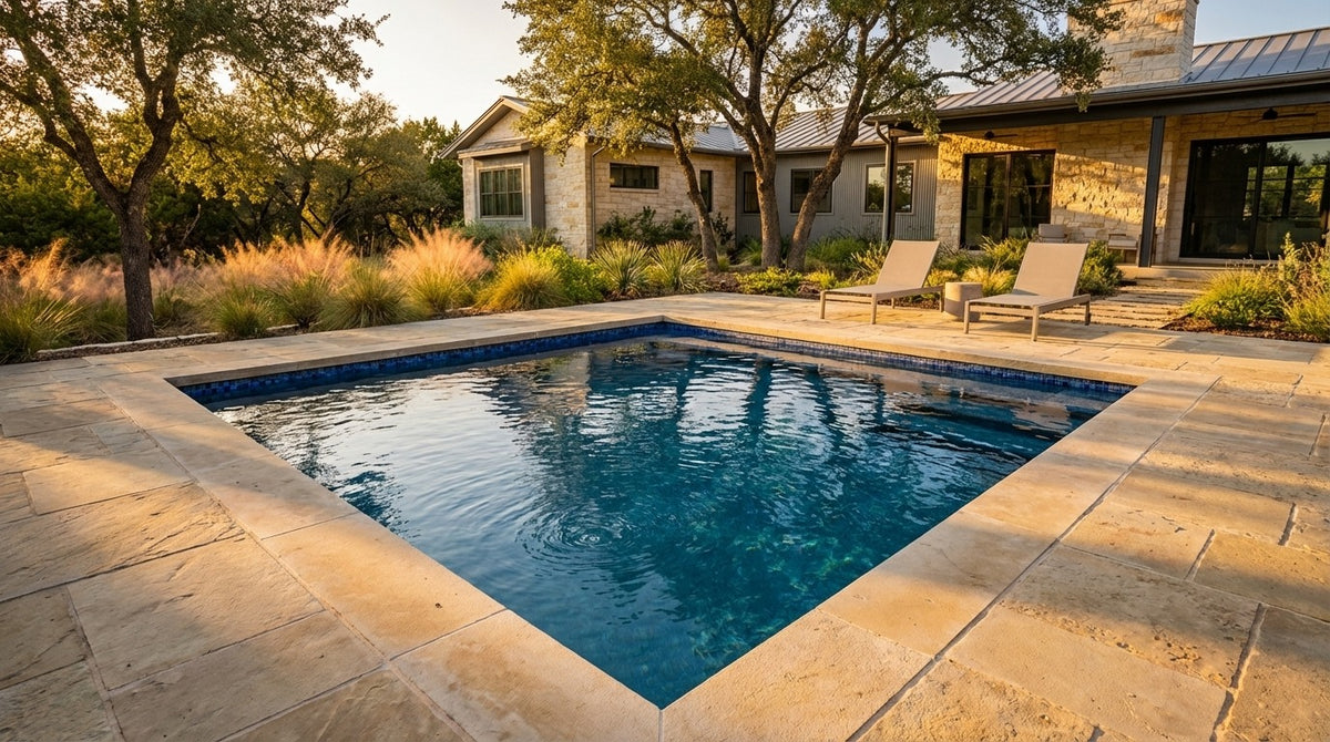 12 x 12 Mystic Blue Inground Steel Pool