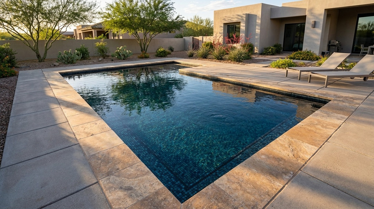 12 x 20 Black Sapphire Inground Steel Pool