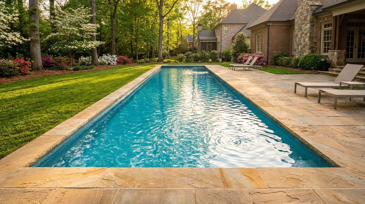 12 x 40 Blue Topaz Inground Steel Pool