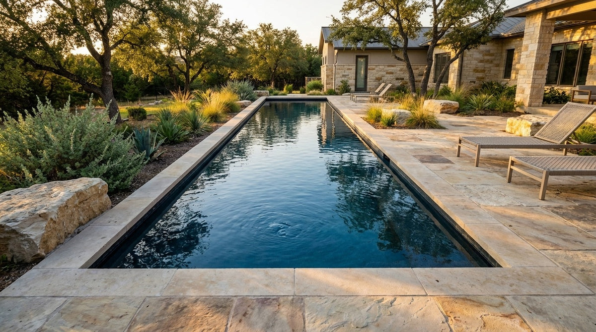 12 x 40 Black Sapphire Inground Steel Pool