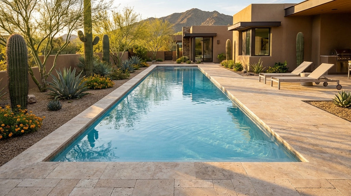 12 x 40 Aqua Blue Inground Steel Pool