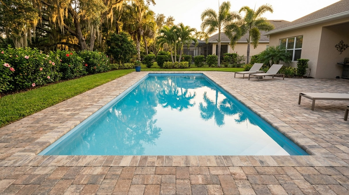 12 x 44 Aqua Blue Inground Steel Pool
