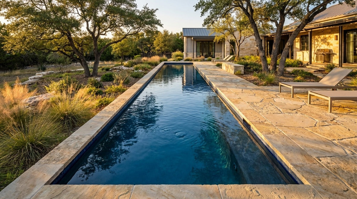 12 x 48 Deep Sea Blue Inground Steel Pool