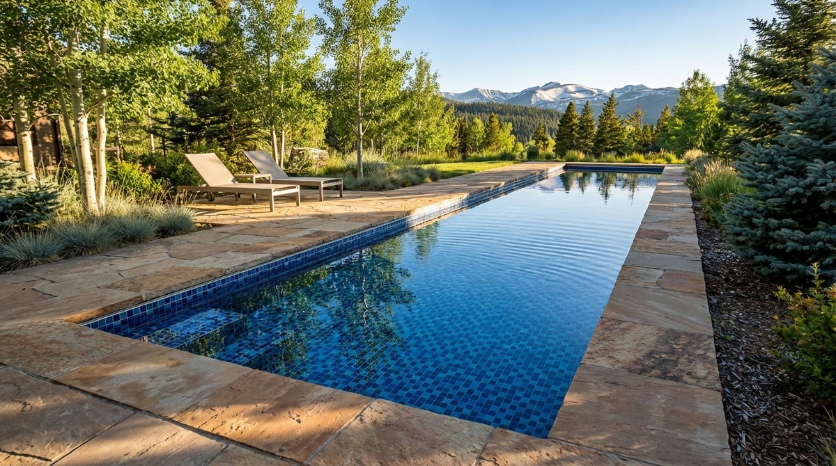 12 x 52 Mystic Blue Inground Steel Pool