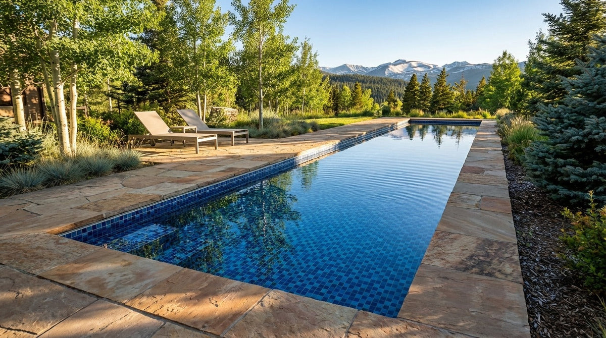 12 x 52 Mystic Blue Inground Steel Pool