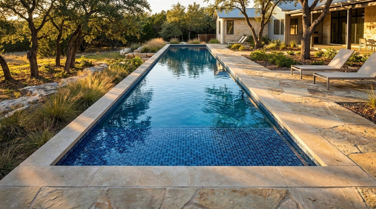 12 x 56 Mystic Blue Inground Steel Pool