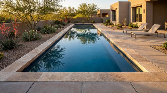 12 x 56 Deep Sea Blue Inground Steel Pool