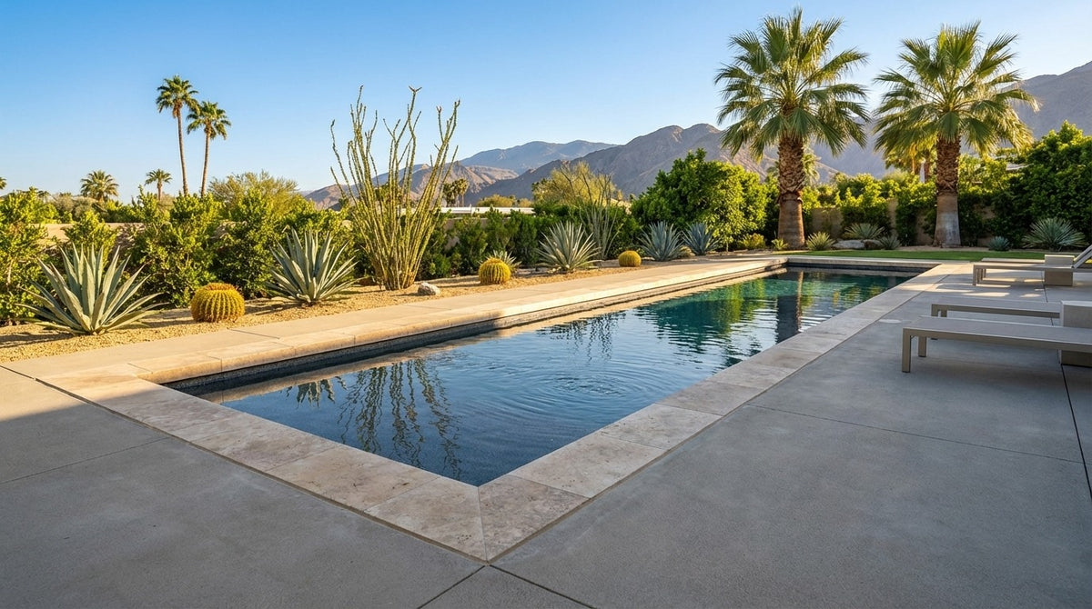 12 x 56 Titanium Stone Inground Steel Pool