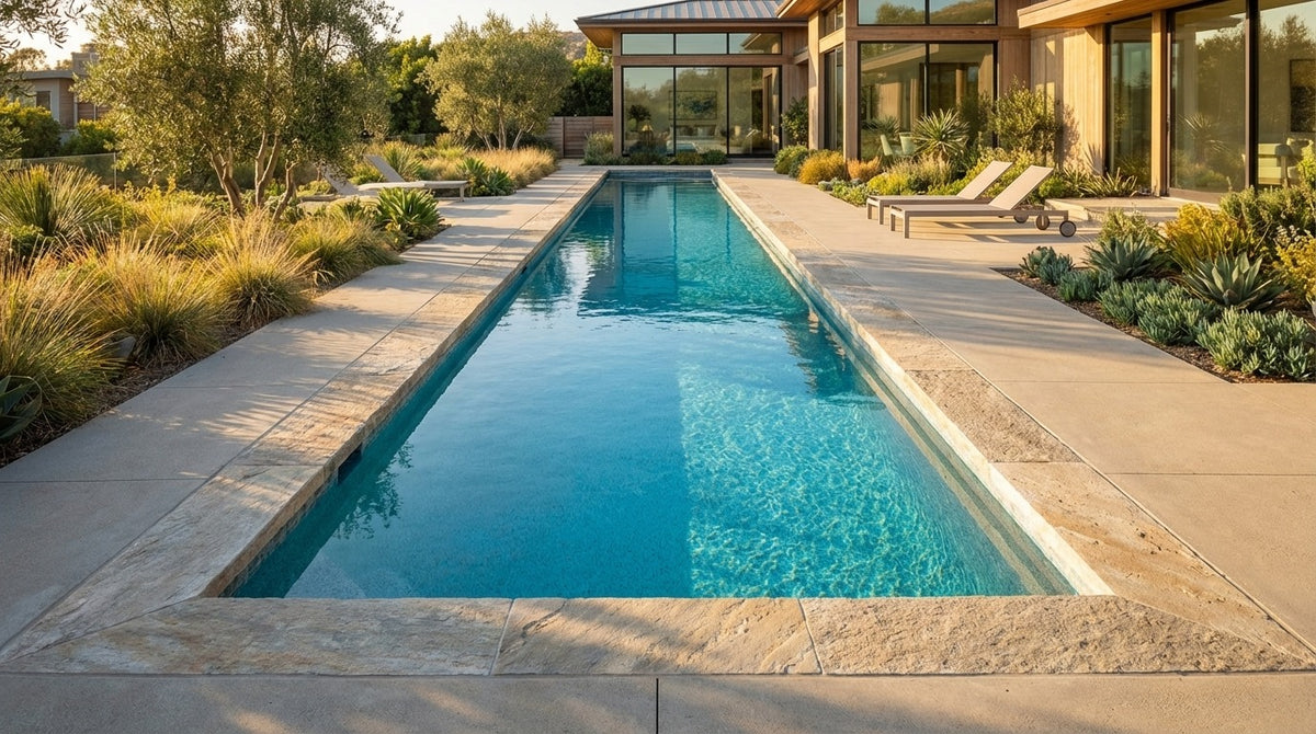 12 x 60 Blue Topaz Inground Steel Pool