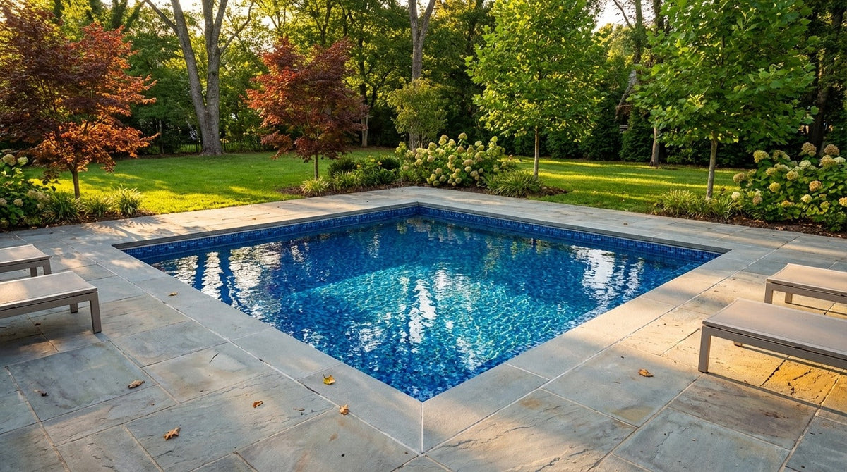 16 x 16 Mystic Blue Inground Steel Pool