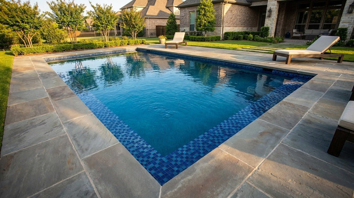 16 x 20 Mystic Blue Inground Steel Pool