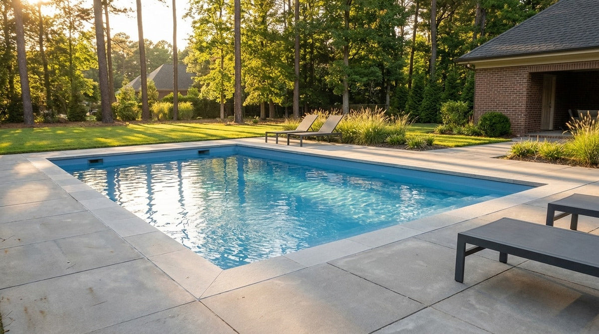 16 x 20 Aqua Blue Inground Steel Pool