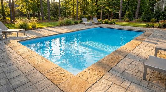 16 x 24 Aqua Blue Inground Steel Pool