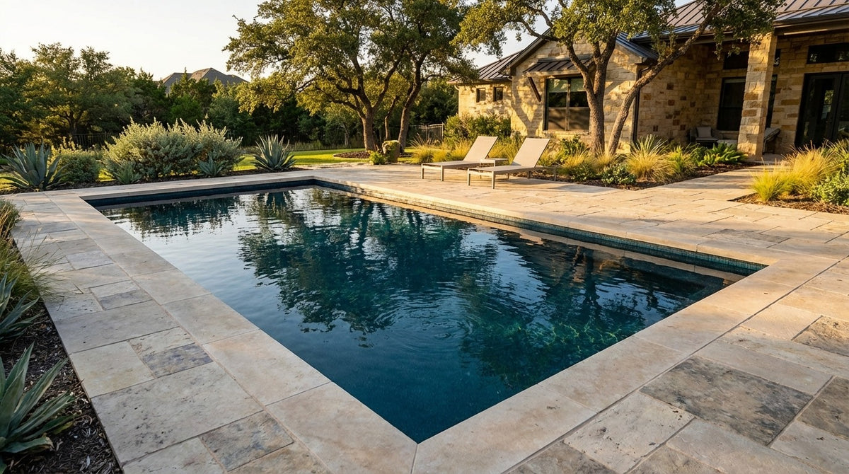 16 x 28 Black Sapphire Inground Steel Pool