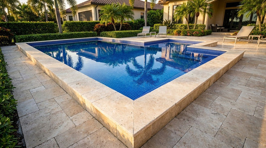 16 x 28 Blue Matrix Inground Steel Pool