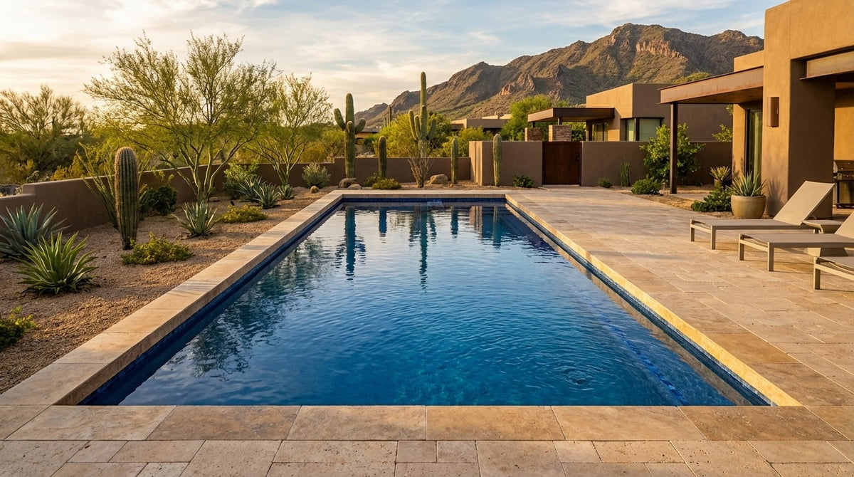 16 x 36 Mystic Blue Inground Steel Pool