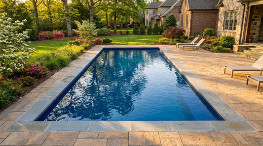 16 x 36 Deep Sea Blue Inground Steel Pool