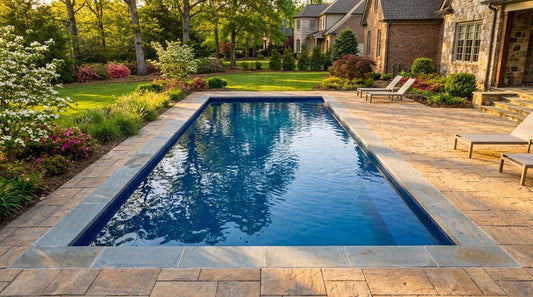 16 x 36 Deep Sea Blue Inground Steel Pool