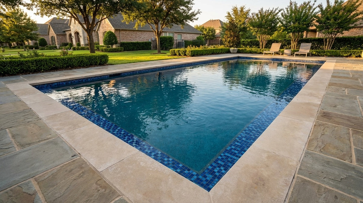 16 x 40 Mystic Blue Inground Steel Pool