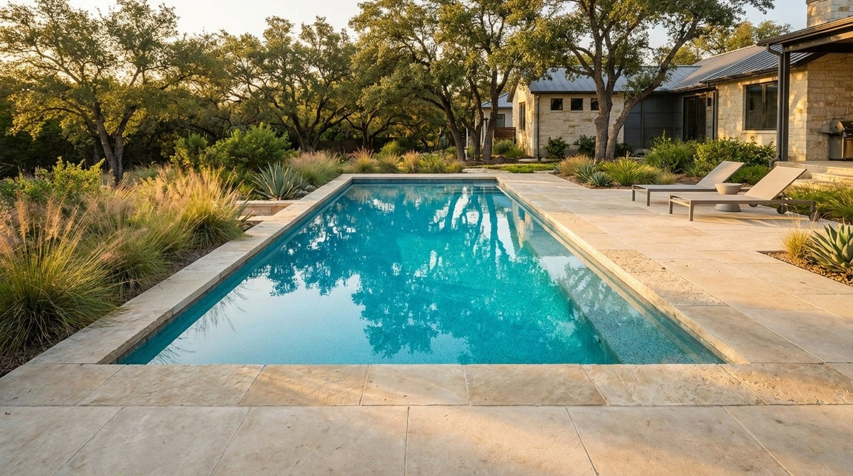 16 x 44 Blue Topaz Inground Steel Pool