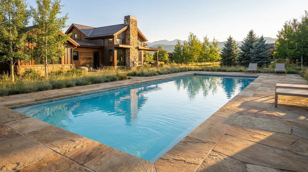 16 x 44 Aqua Blue Inground Steel Pool