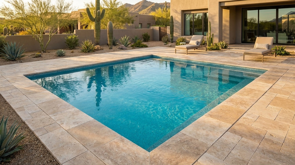 20 x 20 Blue Topaz Inground Steel Pool