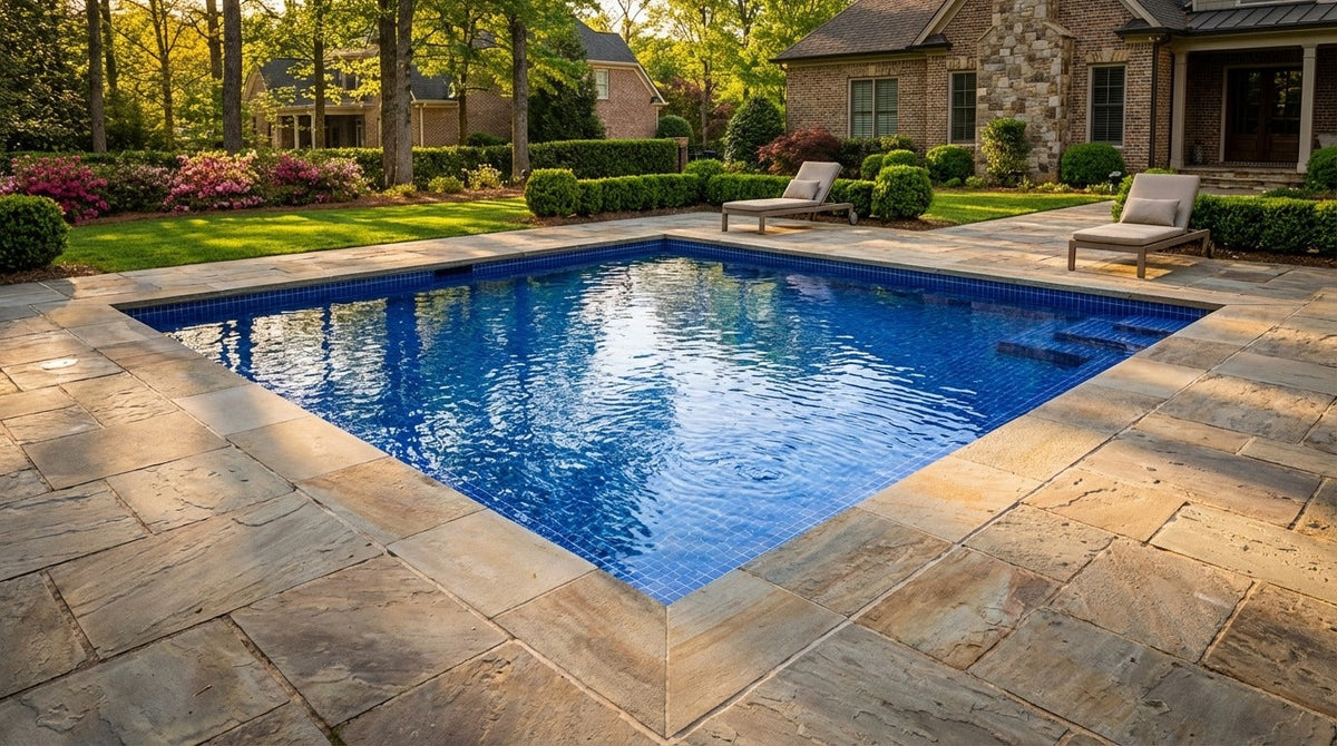 20 x 20 Blue Matrix Inground Steel Pool