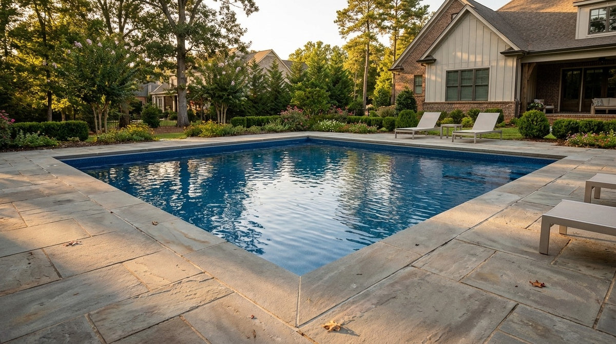 20 x 20 Deep Sea Blue Inground Steel Pool