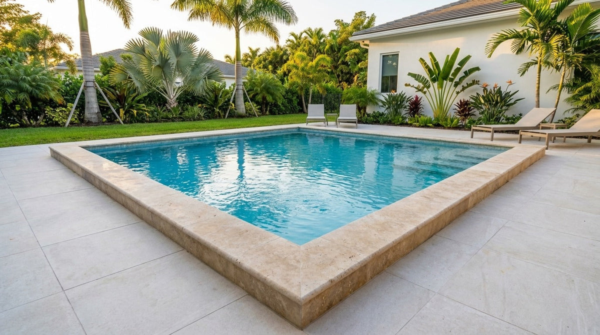 20 x 20 Aqua Blue Inground Steel Pool
