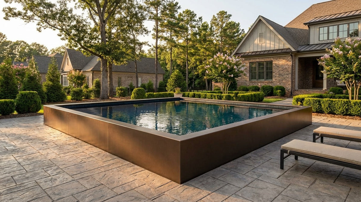 20 x 20 Canyon Bronze Black Sapphire Architectural Pool