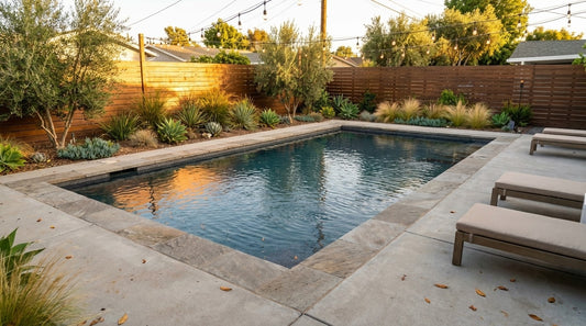 20 x 24 Titanium Stone Inground Steel Pool