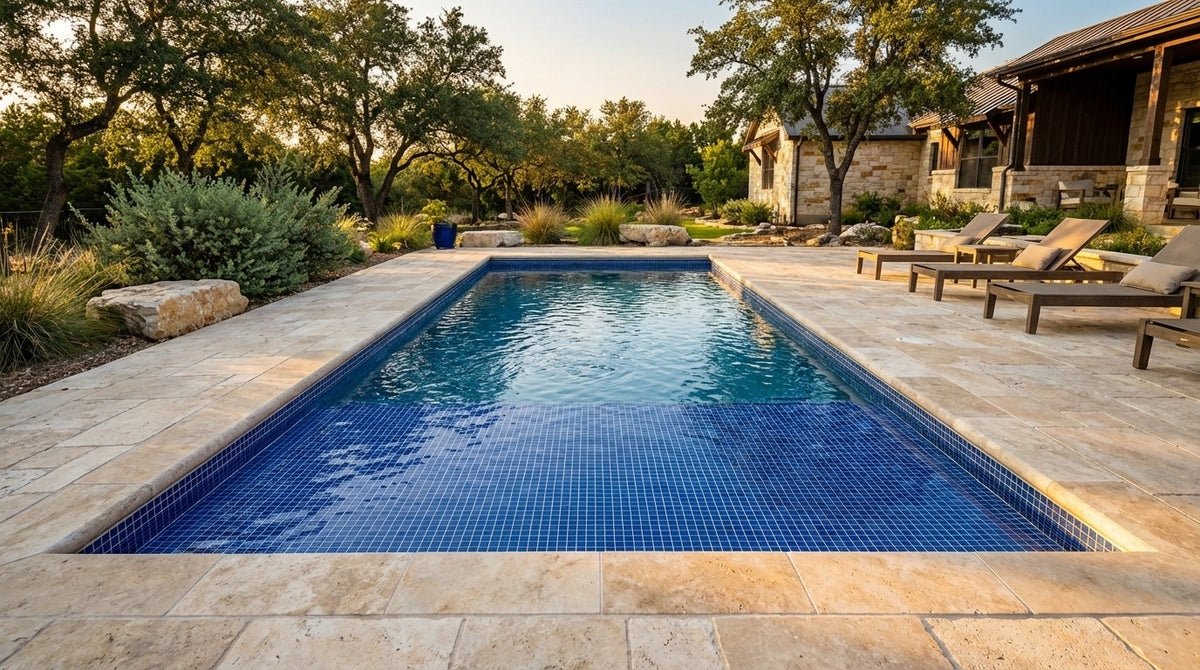 20 x 36 Blue Matrix Inground Steel Pool