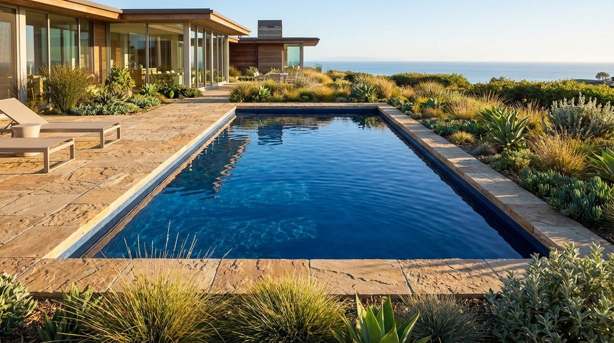 20 x 40 Deep Sea Blue Inground Steel Pool