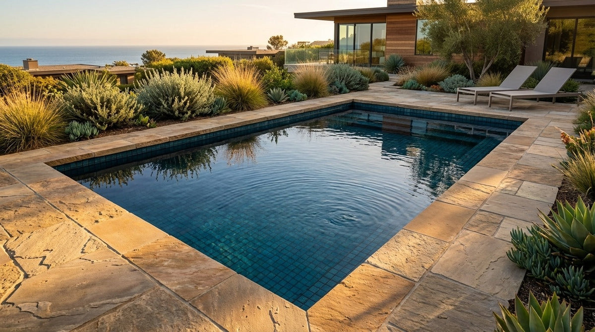 8 x 12 Black Sapphire Inground Steel Pool