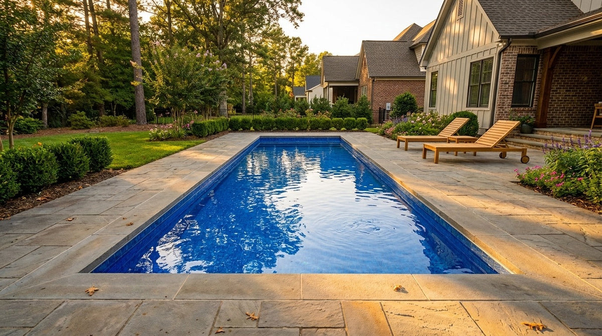 8 x 24 Blue Matrix Inground Steel Pool