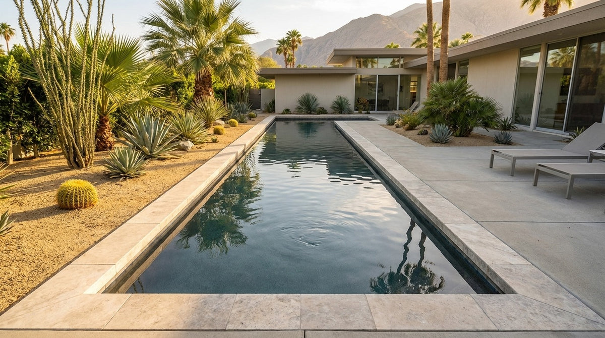 8 x 36 Titanium Stone Inground Steel Pool