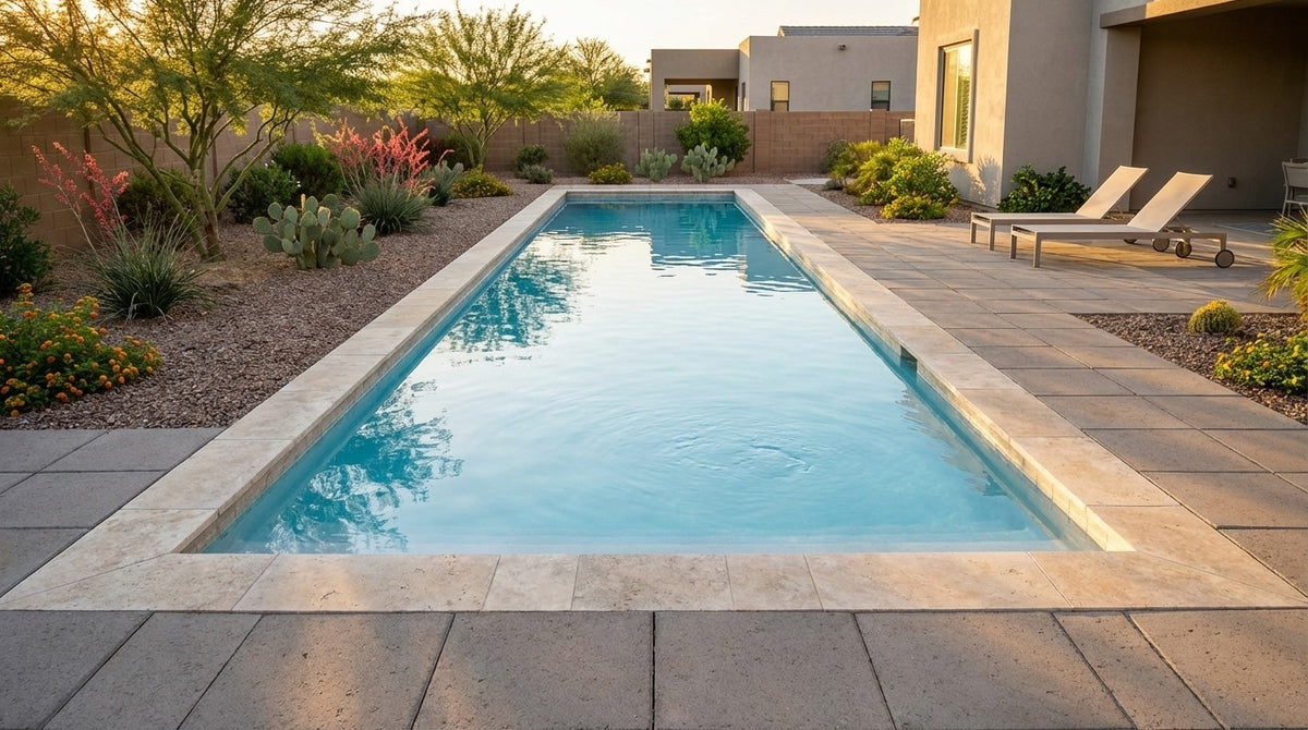 8 x 40 Aqua Blue Inground Steel Pool