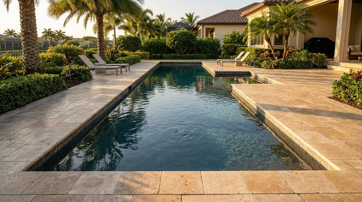 8 x 40 Titanium Stone Inground Steel Pool