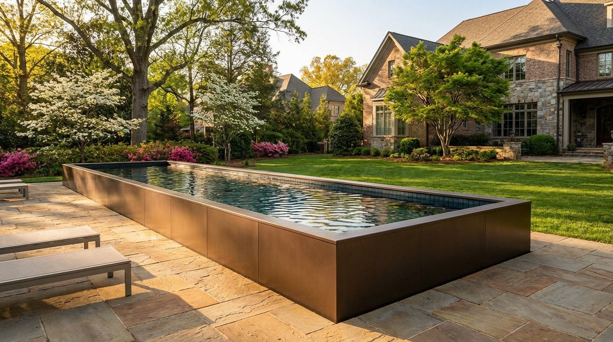 8 x 40 Canyon Bronze Black Sapphire Architectural Pool
