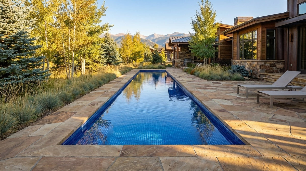 8 x 44 Blue Matrix Inground Steel Pool