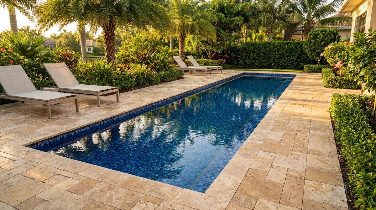 8 x 44 Mystic Blue Inground Steel Pool