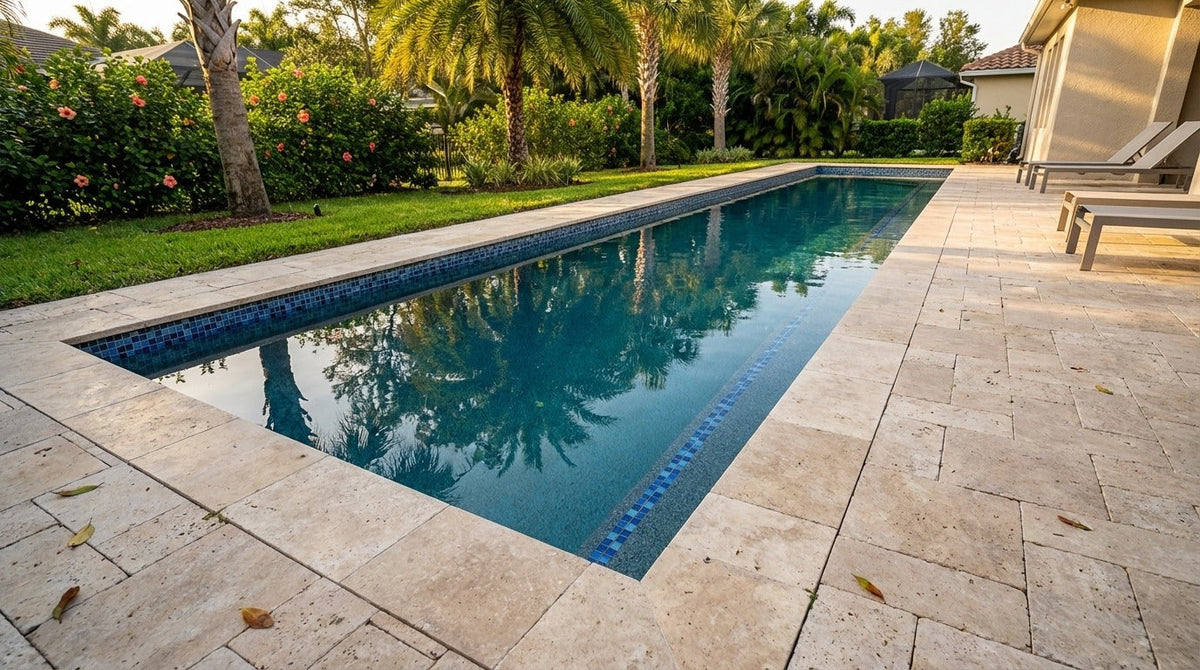8 x 52 Mystic Blue Inground Steel Pool