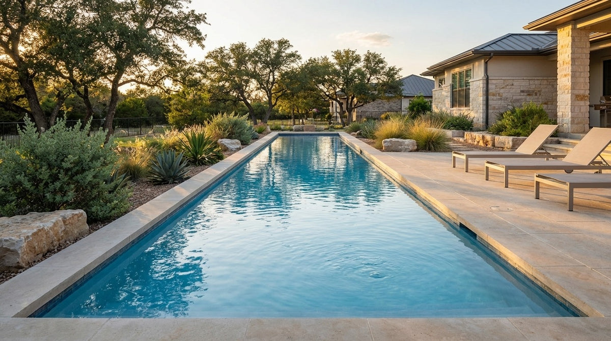 8 x 52 Aqua Blue Inground Steel Pool