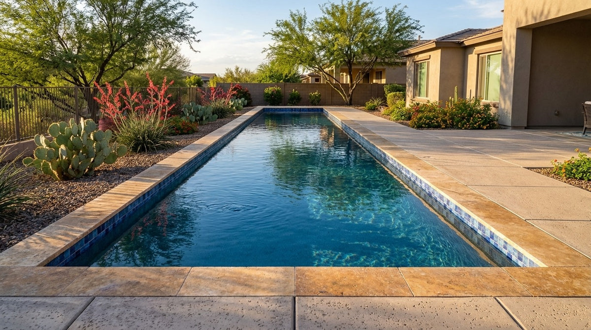 8 x 56 Mystic Blue Inground Steel Pool