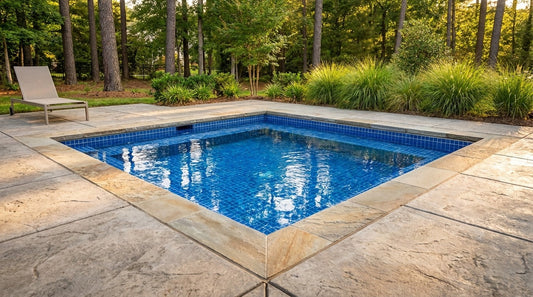 8 x 8 Blue Matrix Inground Steel Pool