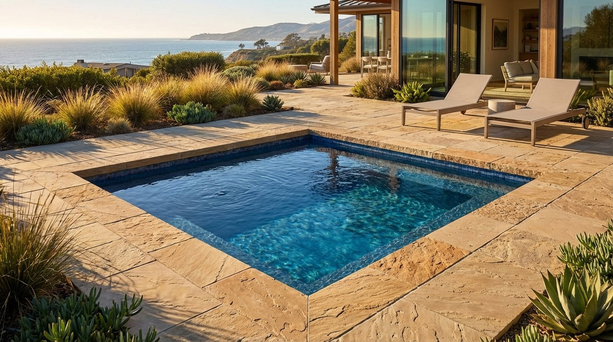 8 x 8 Mystic Blue Inground Steel Pool