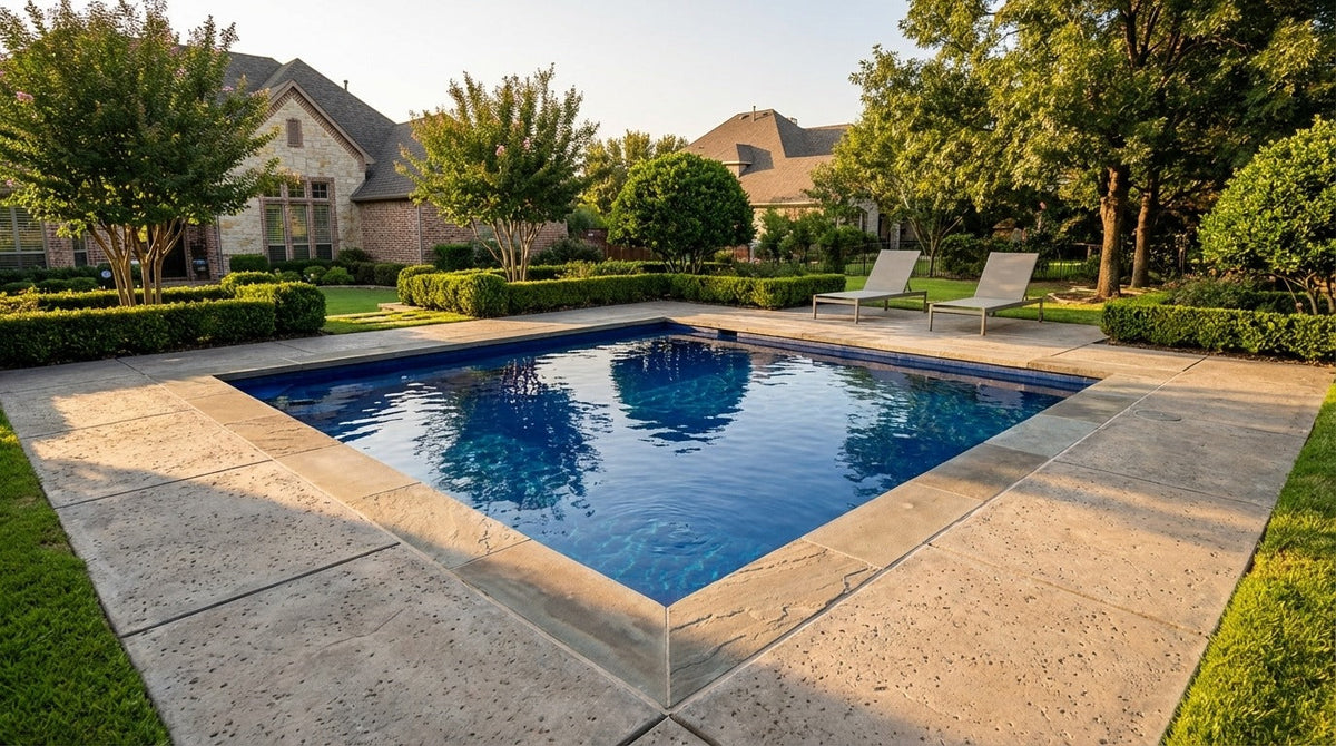 8 x 8 Deep Sea Blue Inground Steel Pool